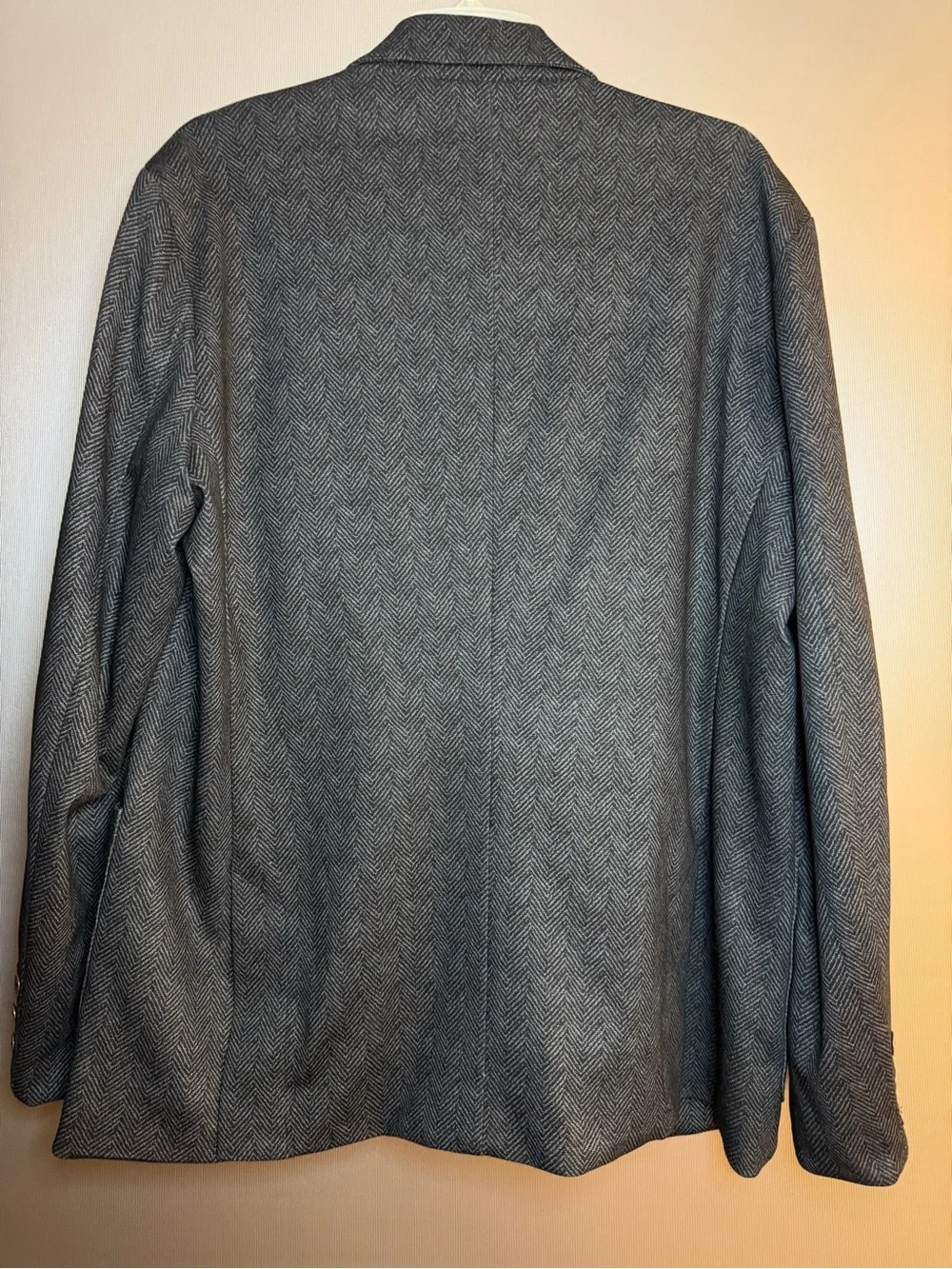 N/A gray herringbone